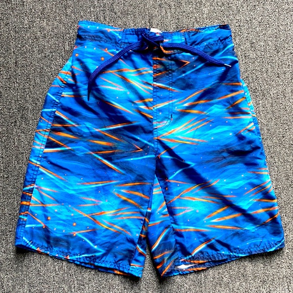 Route 66 Other - Route 66 Mens Blue & Orange Bathing Suit - Size Small